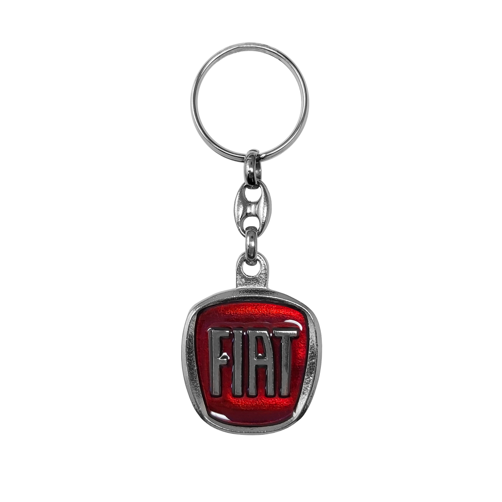 Fiat Portachiavi Logo Metal
