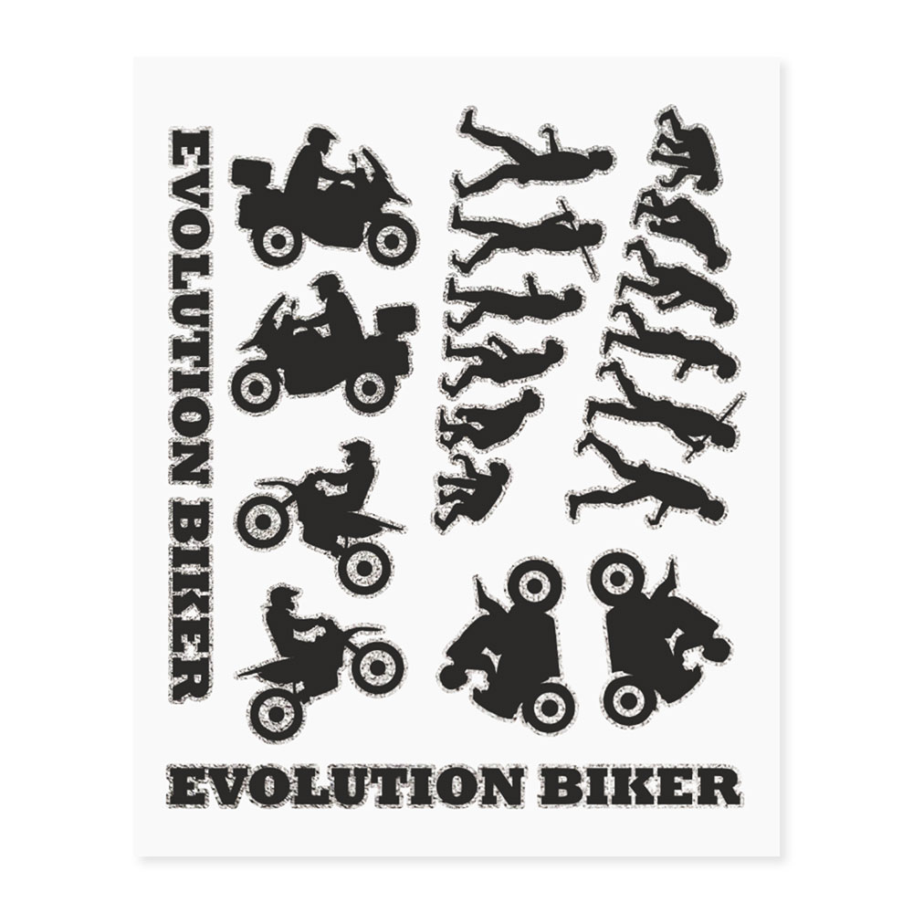 20 x 24 cm Adventure Sticker für Bauletti Motorrad 