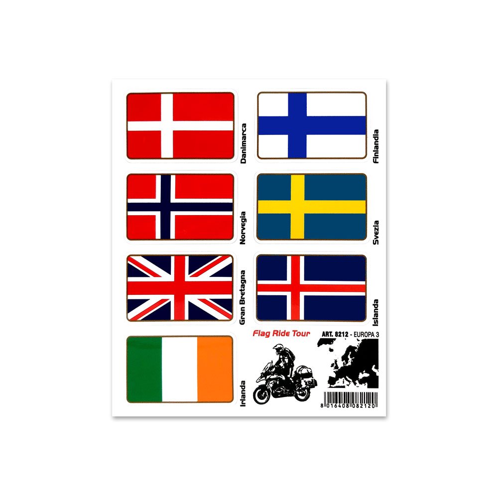 4 x ADESIVO AUTO STICKER TUNING MOTO Norvegia Bandiera Bandiera NORWAY NORVEGIA 