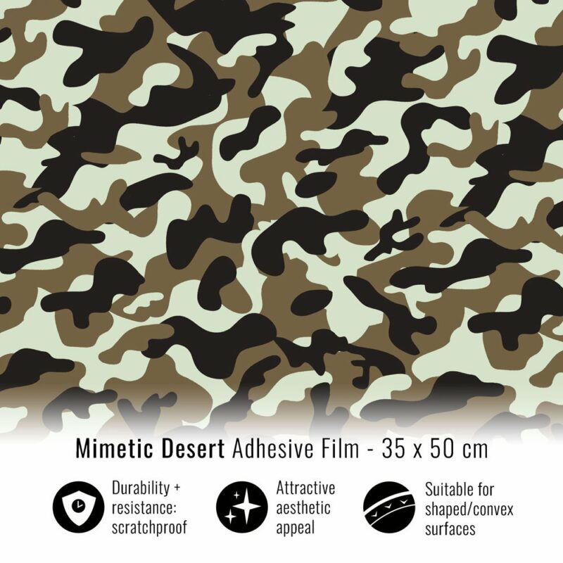 Pellicola Adesiva per Wrapping Mimetic Desert – Motorstile
