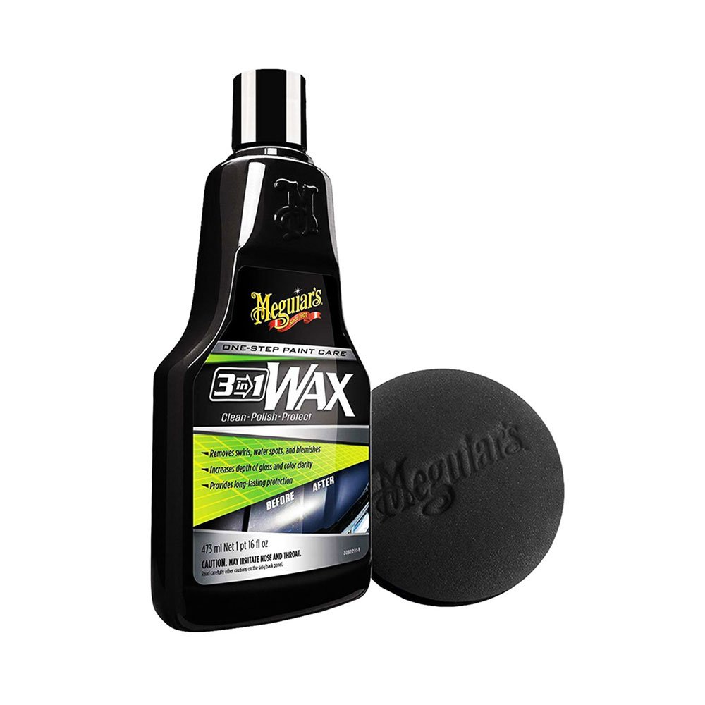 Meguiar's 3 in 1 Wax – Multiple Steps, One Easy to Use Wax 