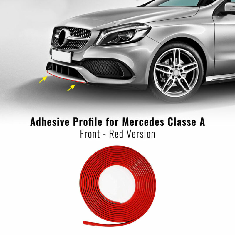 Profilo Adesivo per Dam Paraurti Mercedes Classe A con Biadesivo 3M APT –  Motorstile