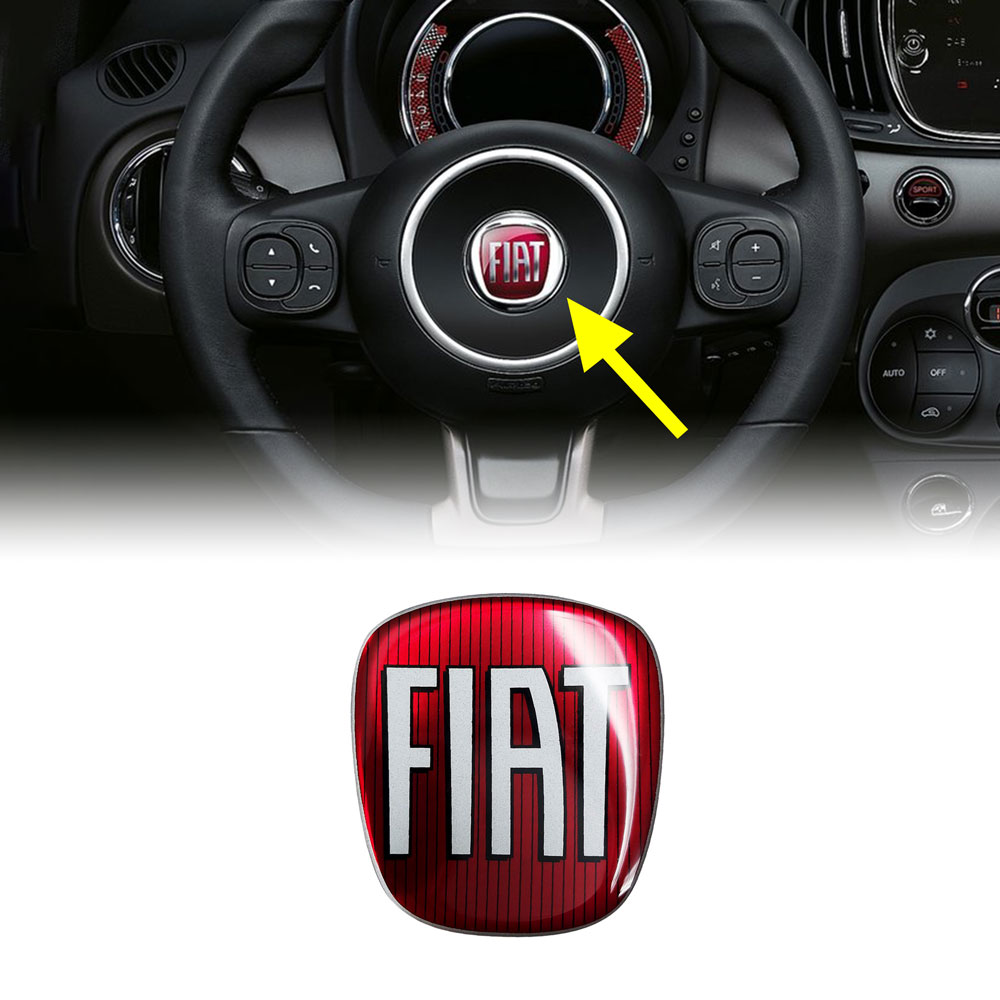 3D Sticker Fiat Interno Logo – Motorstile